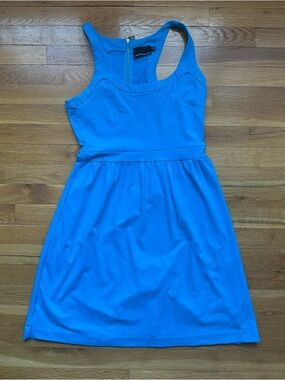 Cynthia Rowley Bright Blue Racerback Mini Dress